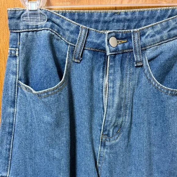 Blue Denim Cargo Pants by SHEIN - Picture 2 of 8